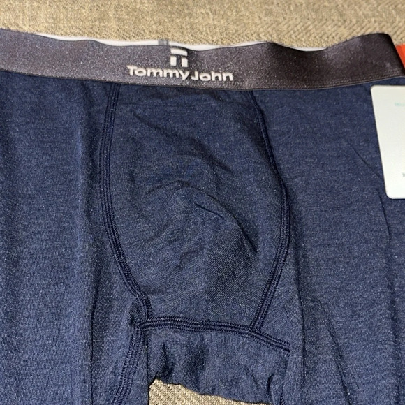 NWT Tommy John Second Skin SS Men Underwear Boxer Brief Blue Medium - Picture 2 of 4